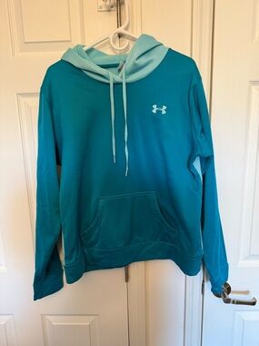 Under Armour Aqua Pullover Hoodie with Light Aqua Lining